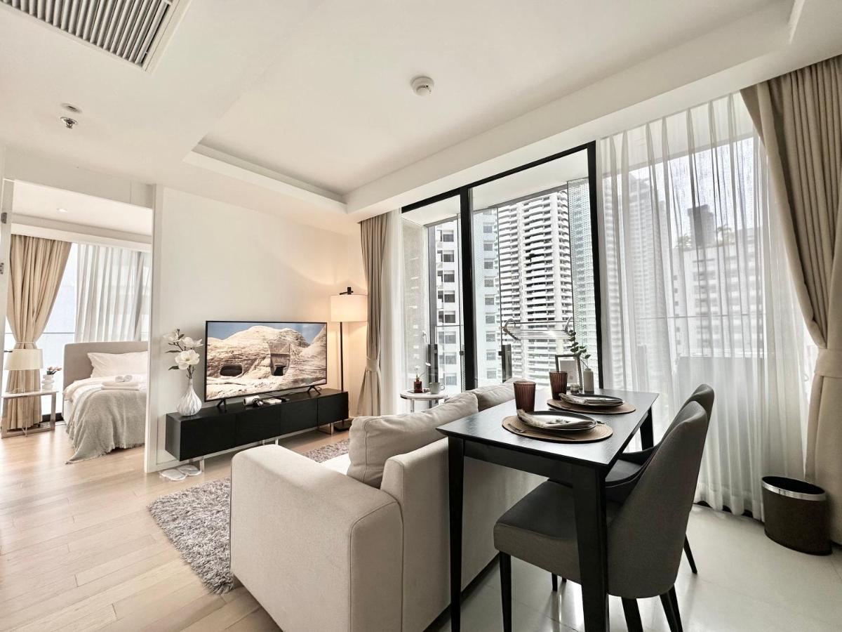 Appartement Sukhumvit 11#Luxury#Pool#Gym#Bts Nana&Mrt Sukhumvit#1Br#Max2Ppl à Bangkok Extérieur photo